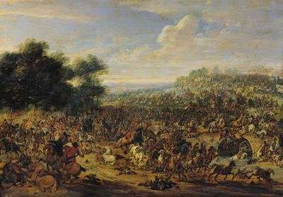 Battle near a Bridge by Baroque