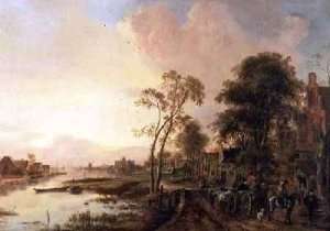 Evening Landscape by Baroque