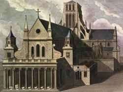 South side of Old St Pauls Cathedral by Baroque