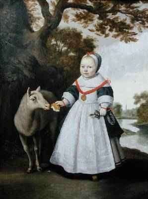 Child and Sheep, 1655 by Baroque