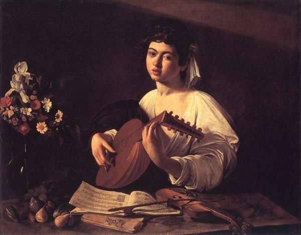 Lute Player c. 1596 by Baroque