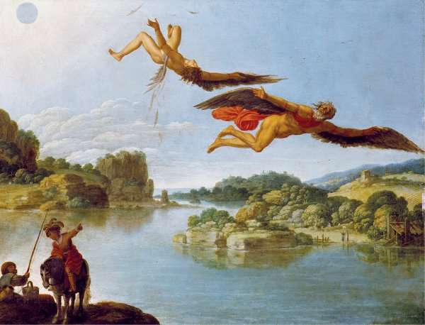 The Fall of Icarus by David The Younger Teniers