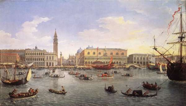 The Molo Seen from the Bacino di San Marco 1697 by Baroque