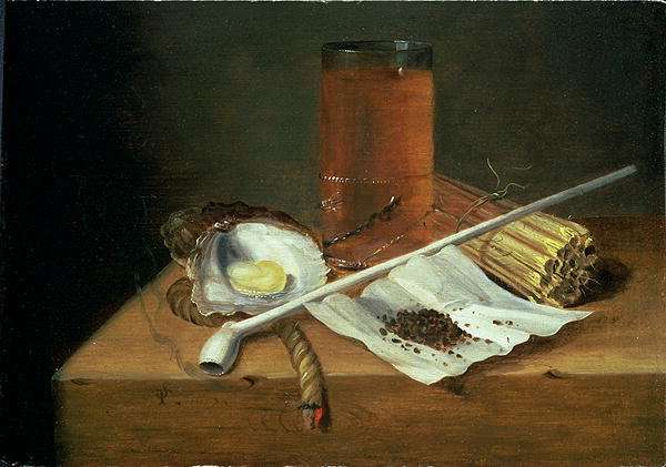 Still life with Smoking Requisites, 1659 by Baroque