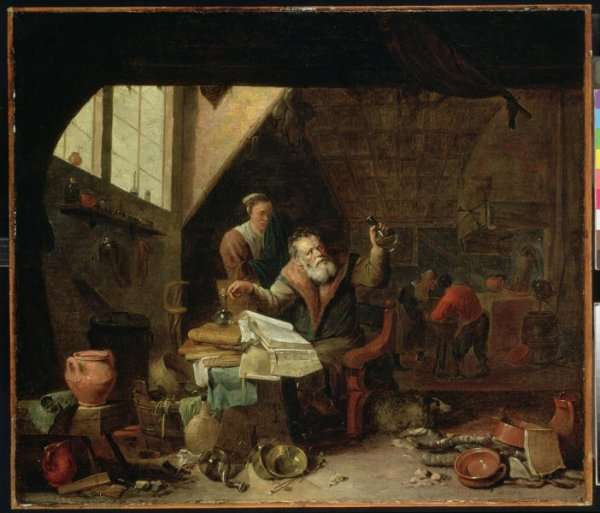 An Alchemist, c.1640 by Baroque