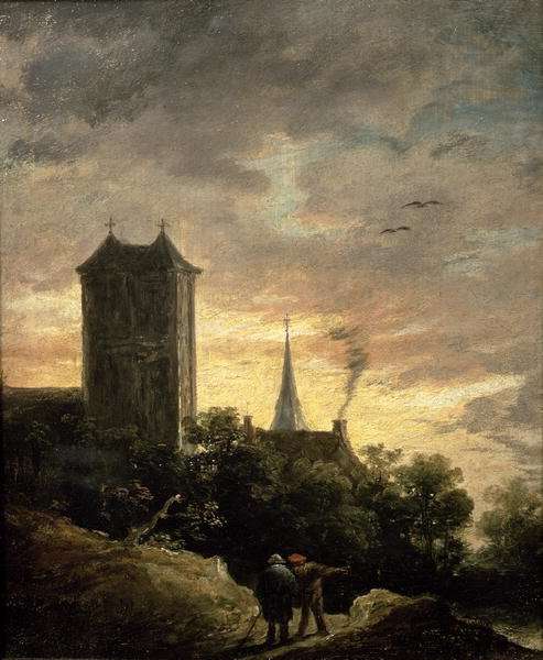 Landscape with a Tower by Baroque
