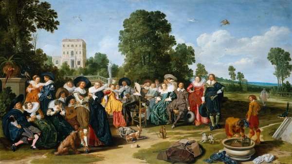 The Fête Champêtre 1627 by David The Younger Teniers