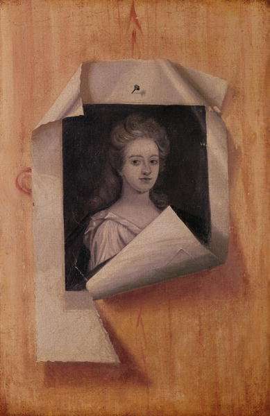 Trompe l'Oeil Portrait of a Lady by Baroque