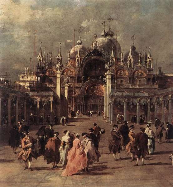 Piazza di San Marco (detail) 1777 by Baroque