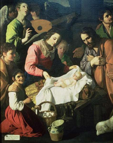 Adoration of the Shepherds, 1638 by Baroque