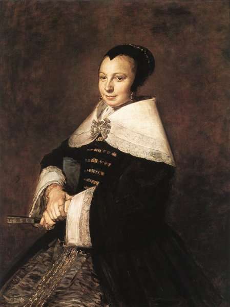 Portrait of a Seated Woman Holding a Fan 1648-50 by Baroque