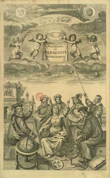 Frontispiece to The Celestial Atlas or the Harmony of the Universe by Baroque