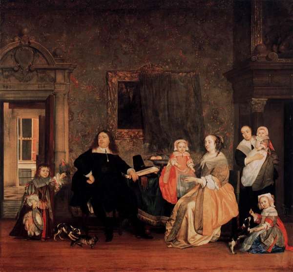 Burgomaster Gillis Valckenier and his Family 1675 by Baroque