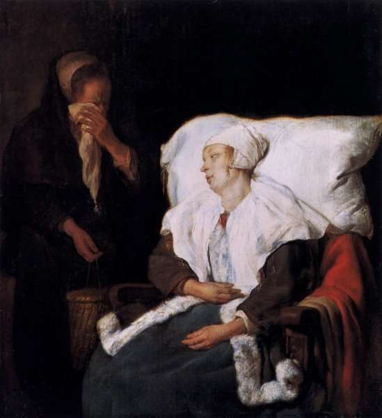 The Sick Girl 1658-59 by Baroque