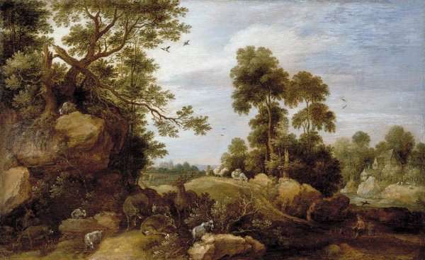 Landscape 1620-22 by Baroque
