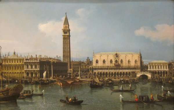 The Molo from the Bacino di San Marco, Venice, 1747-50 by Baroque