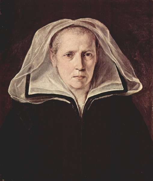 Portrait of the Artist's Mother 1612 by Baroque