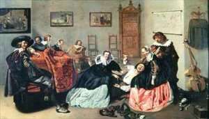 Scene Galante by Baroque