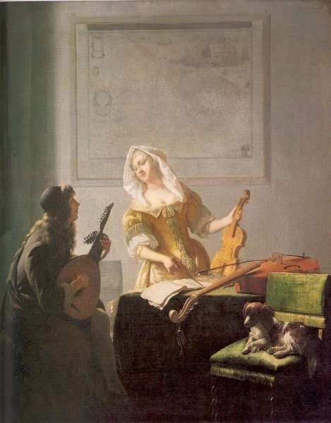 The Music Lesson 1671 by Baroque