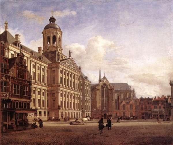 The New Town Hall in Amsterdam, after 1652 by Baroque