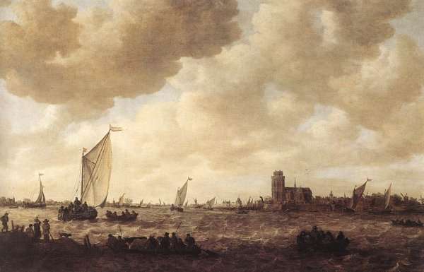 View of Dordrecht 1644-53 by Baroque