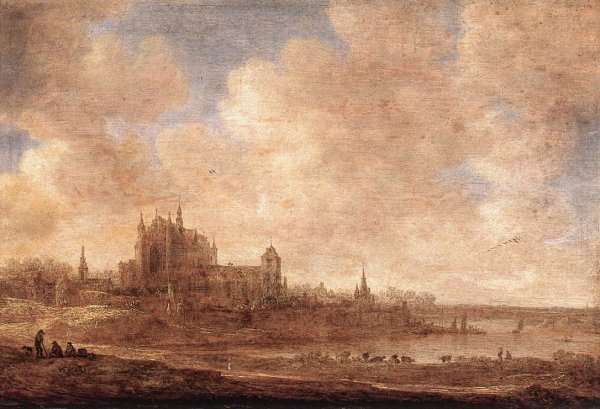 View of Leiden 1643 by Baroque
