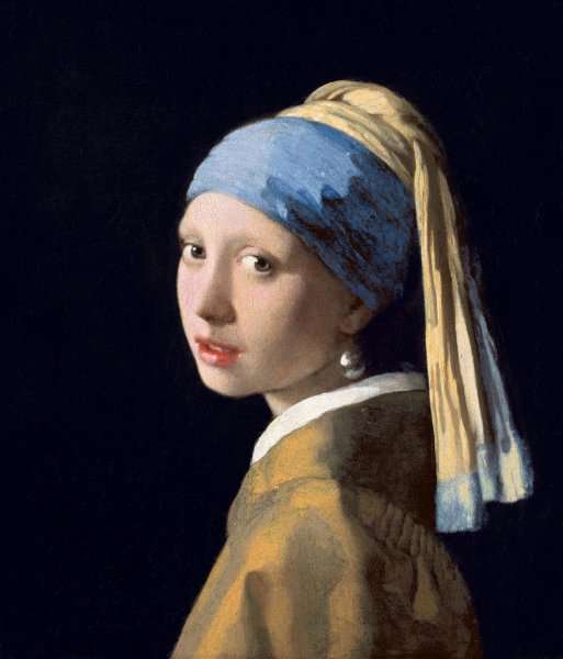 Girl with a Pearl Earring c. 1665 by Baroque