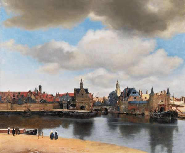 View of Delft 1659-60 by Baroque