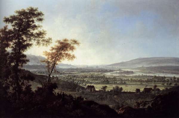 View of Dresden from the Loessnitz Heights 1751 by Baroque