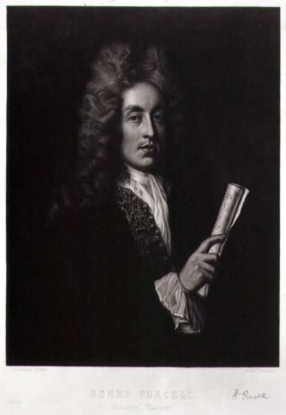 Portrait of Henry Purcell (1659-95) by Baroque