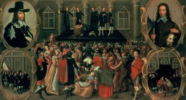 An Eyewitness Representation of the Execution of King Charles I (1600-49) of England, 1649 by Baroque