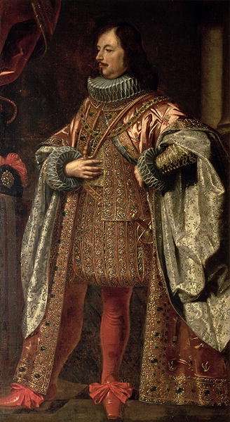 Vincenzo II Gonzaga, ruler of Mantua from 1587-1612, wearing a cloak of the Order of the Redemeer by Baroque