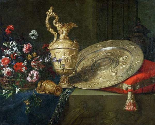 Still Life with a Gilded Ewer by Baroque