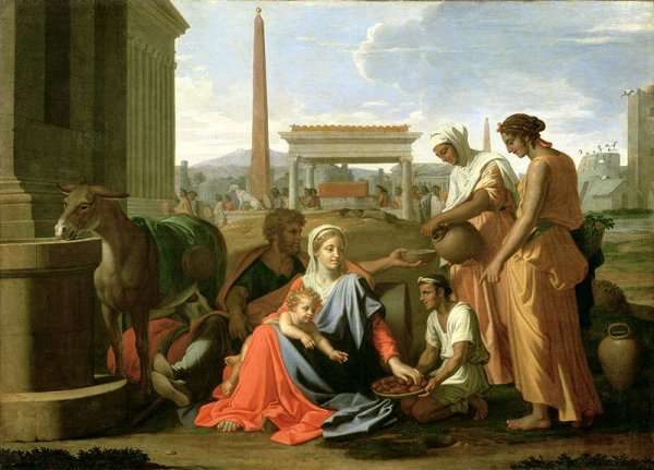 The Rest on the Flight into Egypt by Baroque