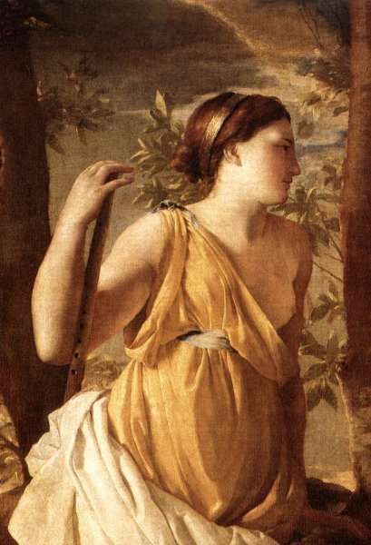 The Inspiration of the Poet (detail) c. 1630 by Baroque