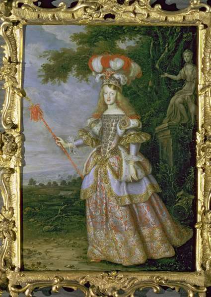 Empress Margaret Theresa 1651-73, 1st wife of Emperor Leopold I 1640-1705 of Austria, dressed as a character from La Galatea, a favola set to music by Antonio Draghi, 1667 by Baroque