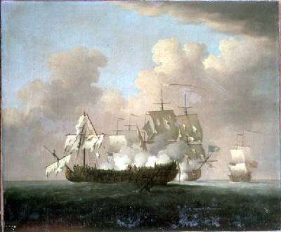 A Naval Engagement by Baroque