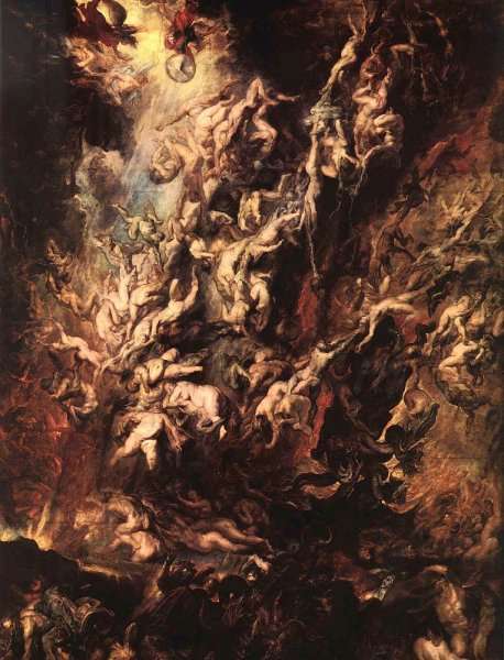The Fall of the Damned c. 1620 by Baroque