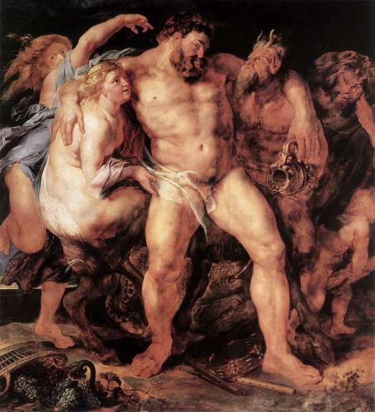 The Drunken Hercules c. 1611 by Giovanni Francesco Guercino (BARBIERI)