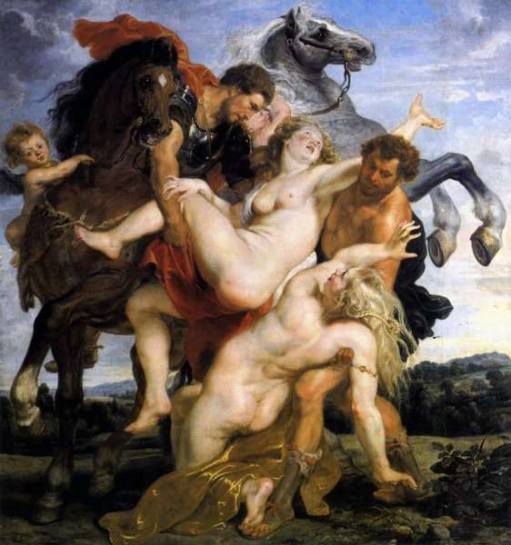 Rape of the Daughters of Leucippus c. 1617 by Jacob Jordaens
