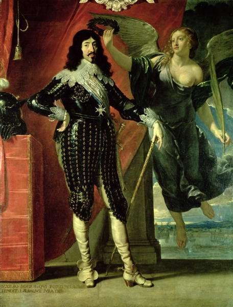 Louis XIII (1601-43) Crowned by Victory, 1635 by Baroque