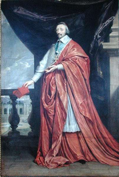 Portrait of Armand-Jean du Plessis, Cardinal Richelieu (1585-1642) by Baroque