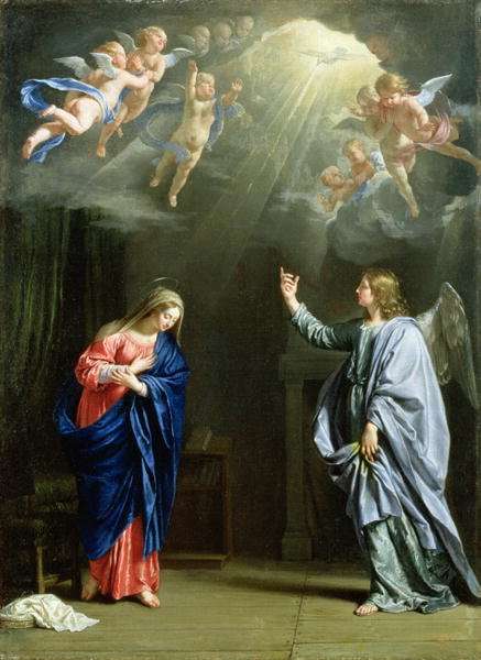 The Annunciation, 1644 by Baroque