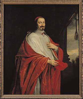 Portrait of Jules Mazarin (1602-61) by Baroque