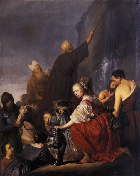 Moses Striking the Rock c. 1630 by Baroque