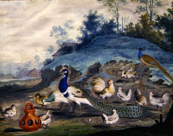 Exotic birds in a picturesque landscape 2 by Baroque