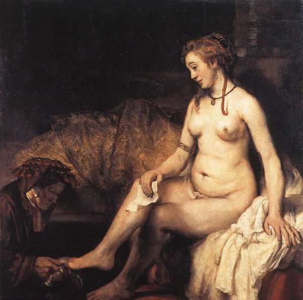 Bathsheba at Her Bath 1654 by Baroque