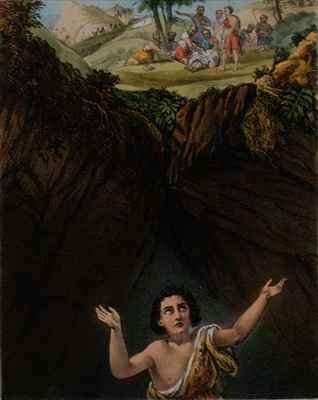 Joseph Cast into the Pit by his Brethren by Baroque