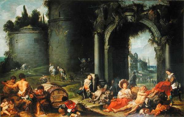 The Works of Mercy, c.1630-40 by Baroque