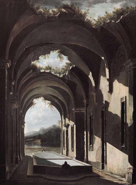 Ruins in a Landscape, c.1646-47 by Baroque